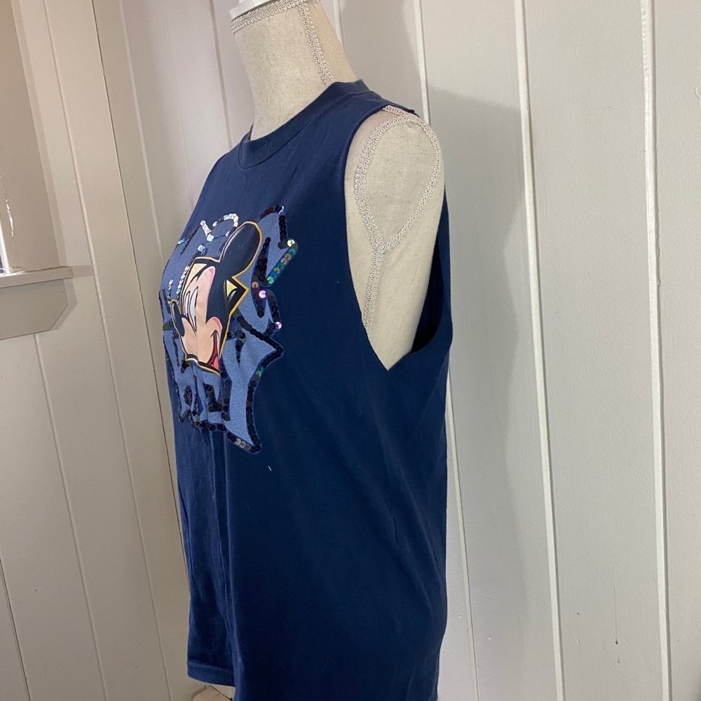 Women’s Mickey Mouse Cut Off Tank Top - Picture 4 of 7
